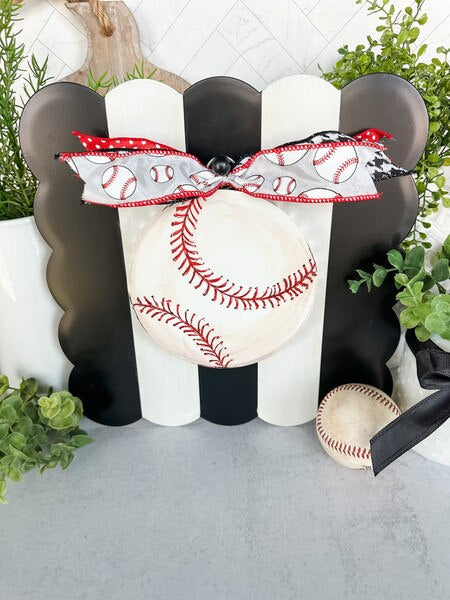 Baseball mom charm