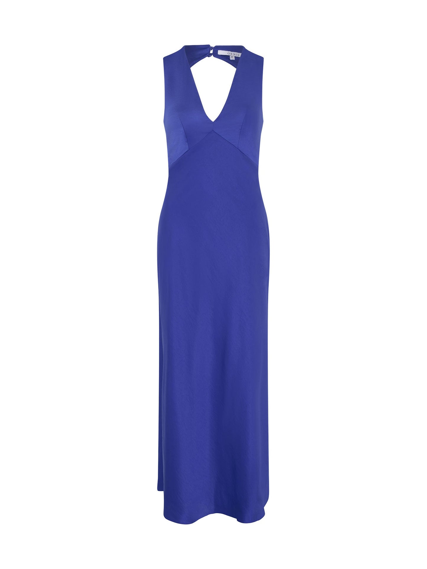 Nova Tie Back Dress in Cobalt