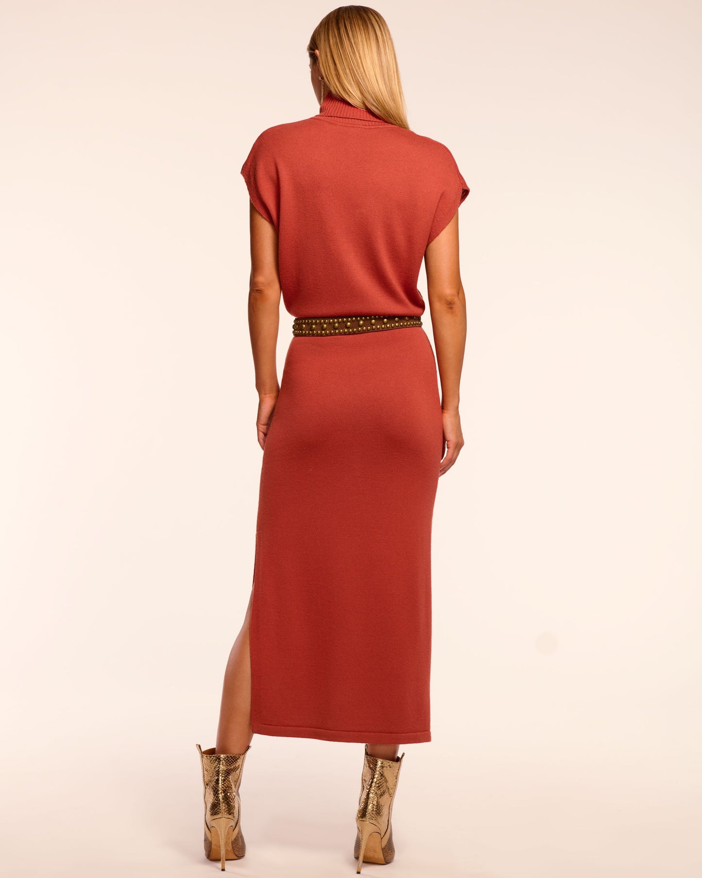 Natalie Merino Turtleneck Midi Dress | AMBER