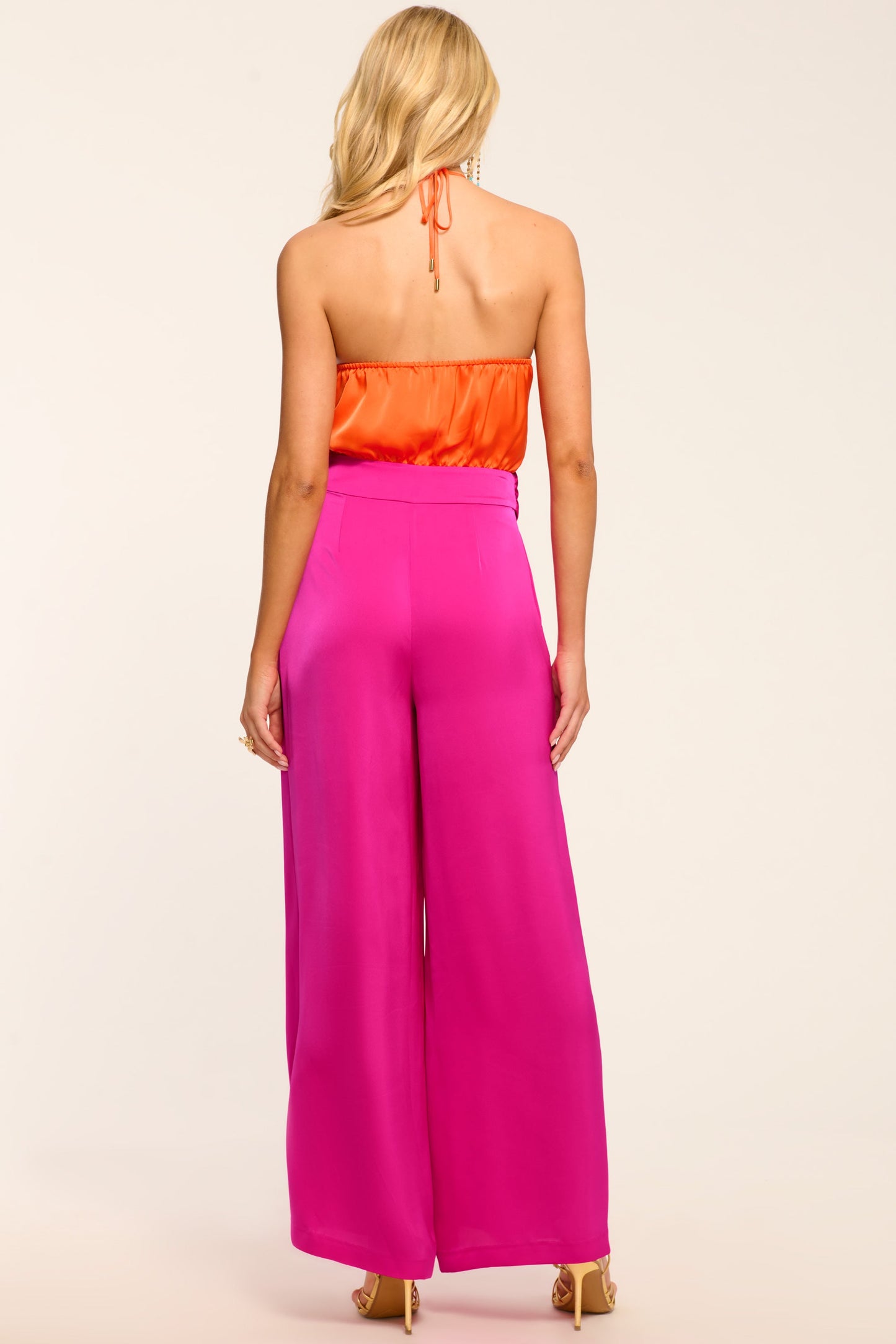 Kelly Colorblock Wide Leg Jumpsuit
