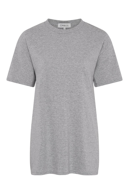 Jack Boyfriend Tee in Grey marl