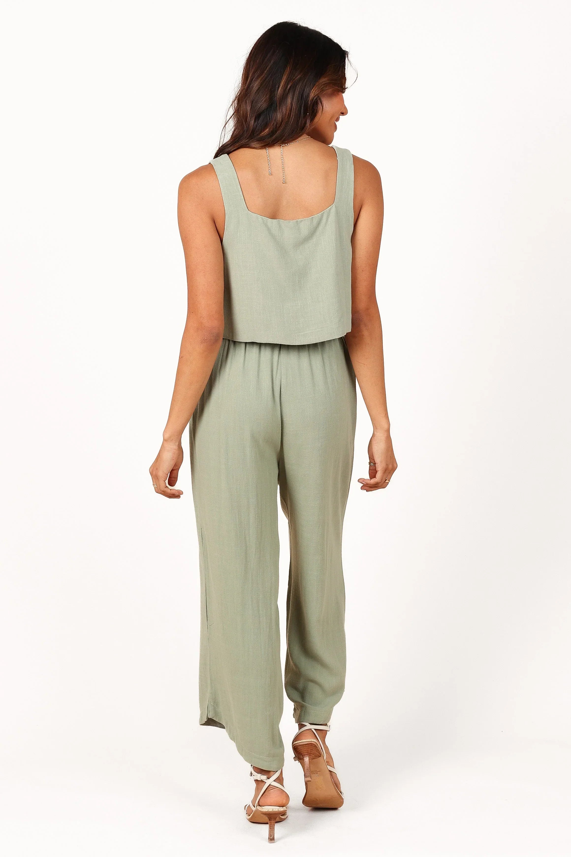 Eleanor Cropped Top - Green