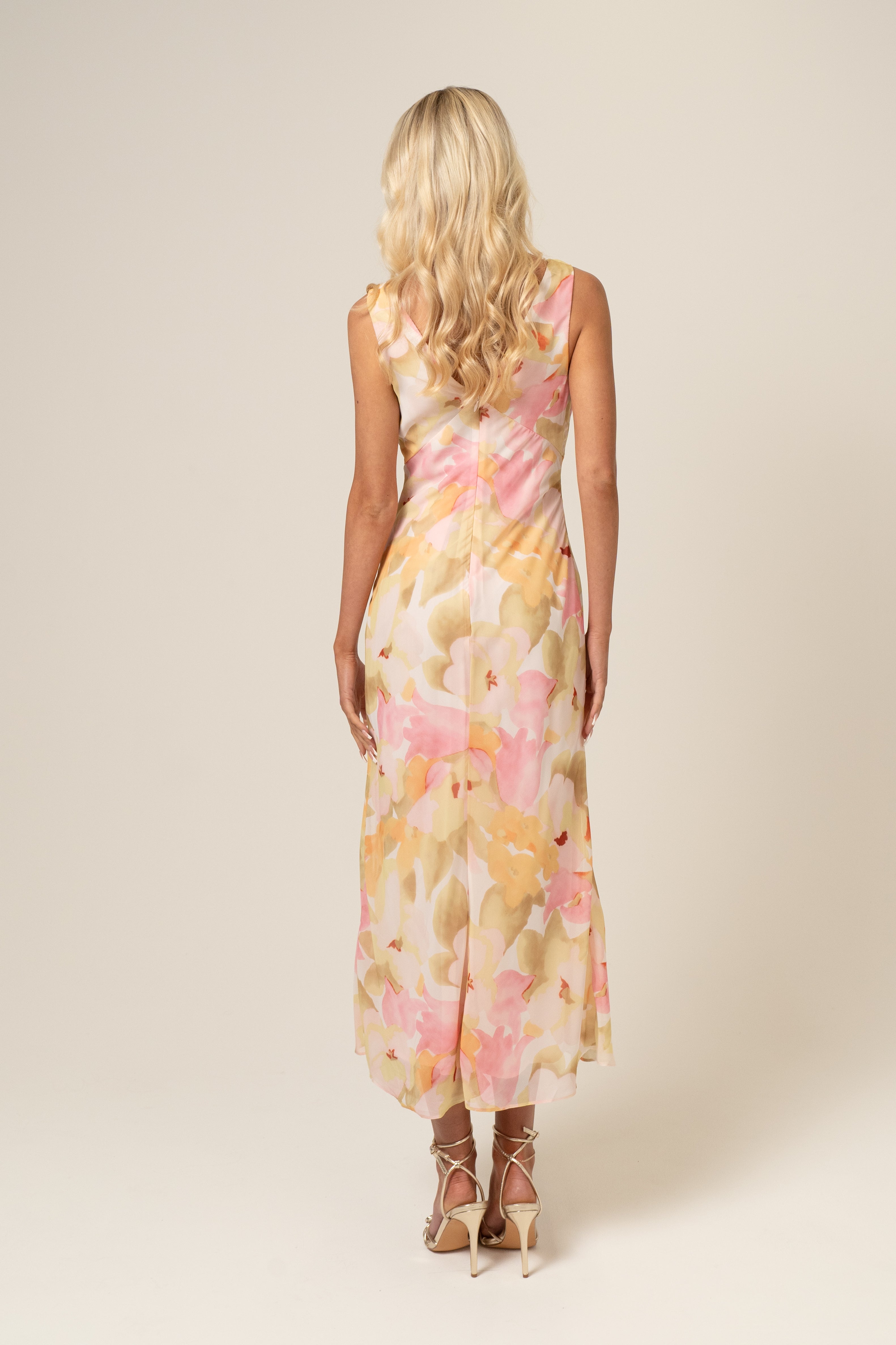 Bailey V-Neck Midi Dress