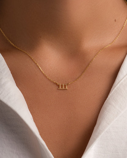 111 Ready to Ship Angel Number Necklace