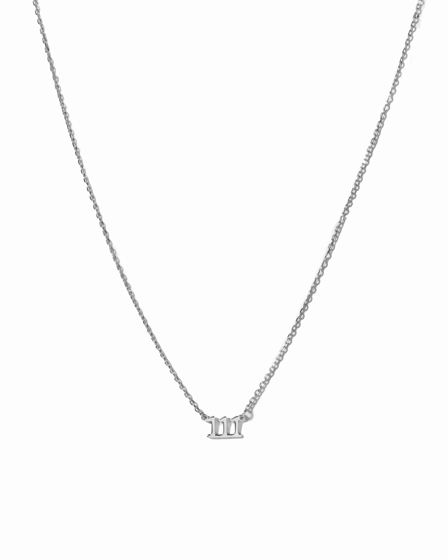 111 Ready to Ship Angel Number Necklace