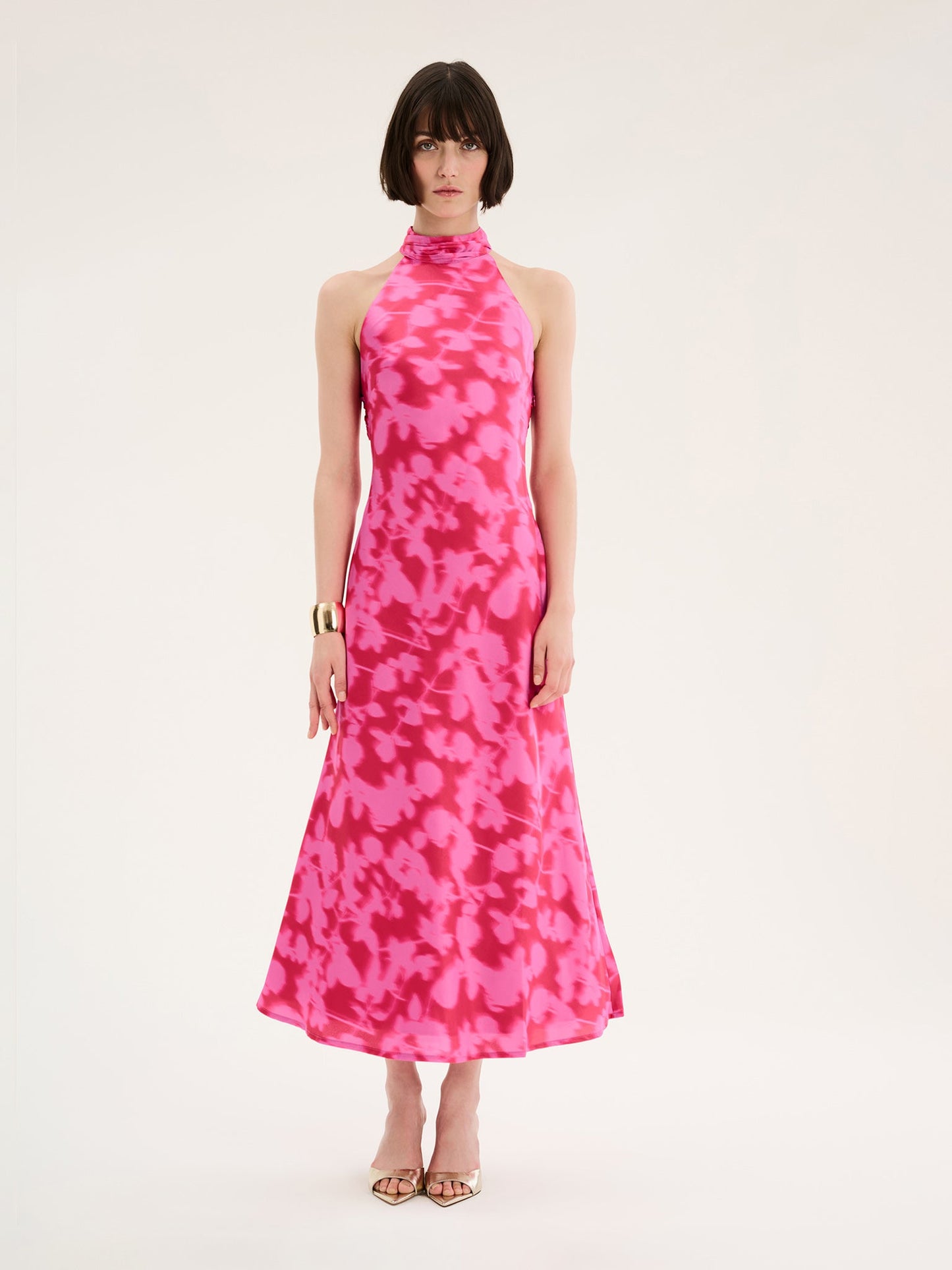 Seychelles Dress in Blurred Floral Print