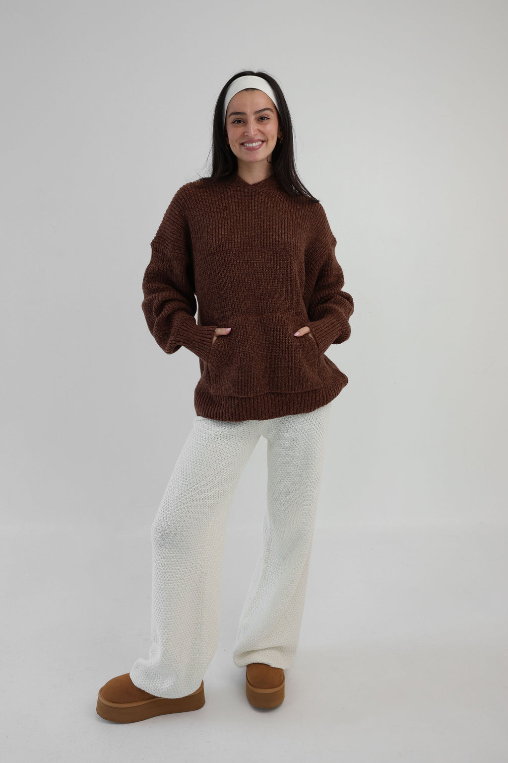 Crisp Morning Sweater in Brown