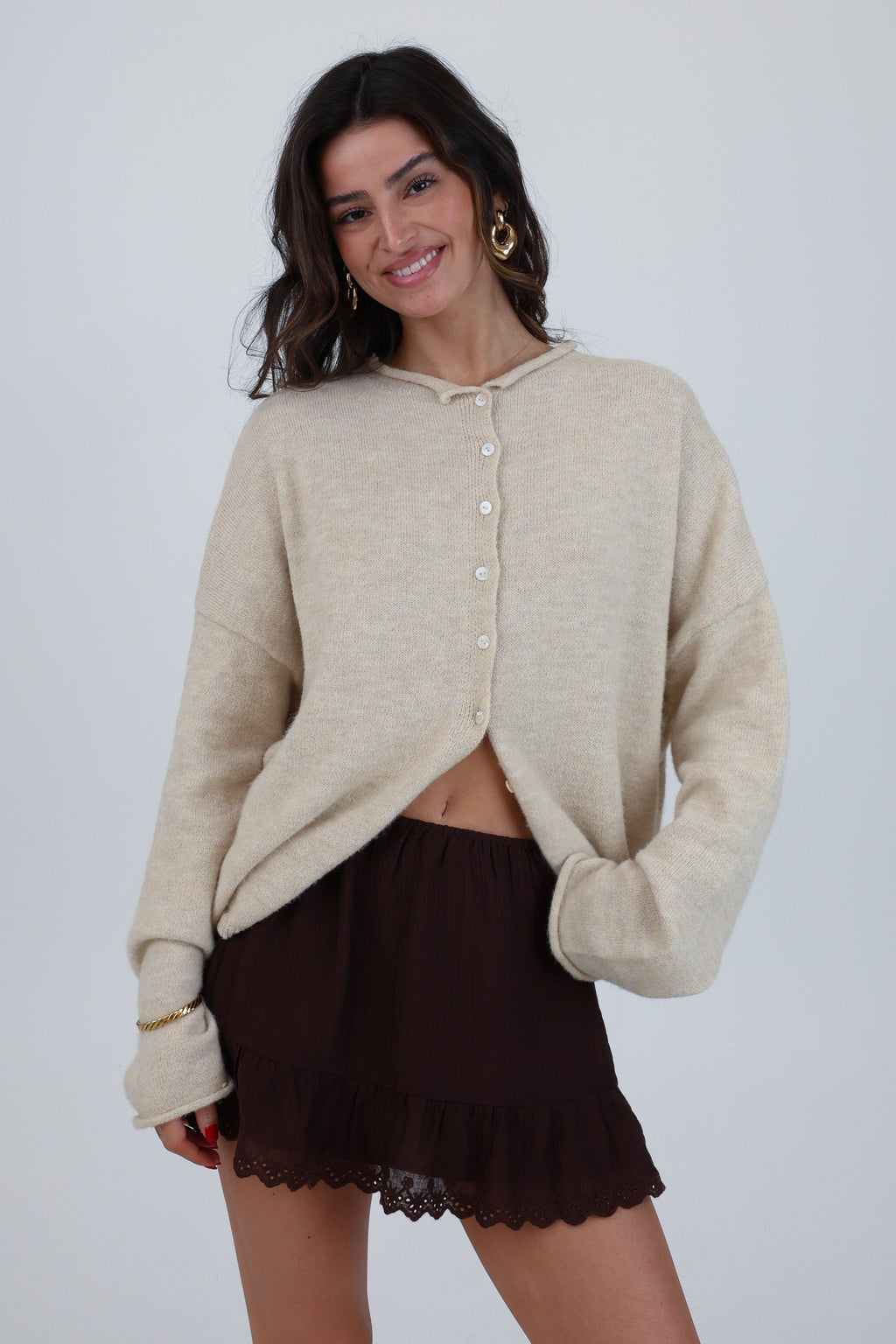 Amelia Skirt in Brown