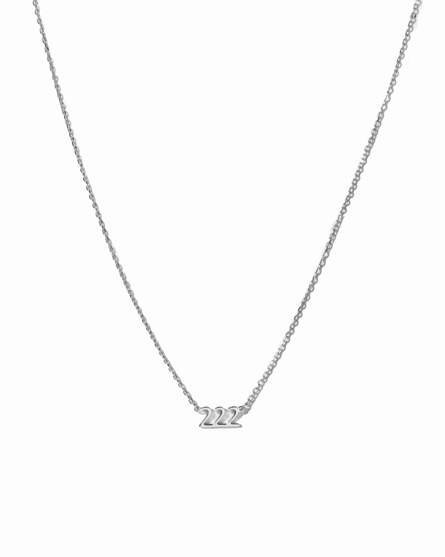 222 Ready to Ship Angel Number Necklace