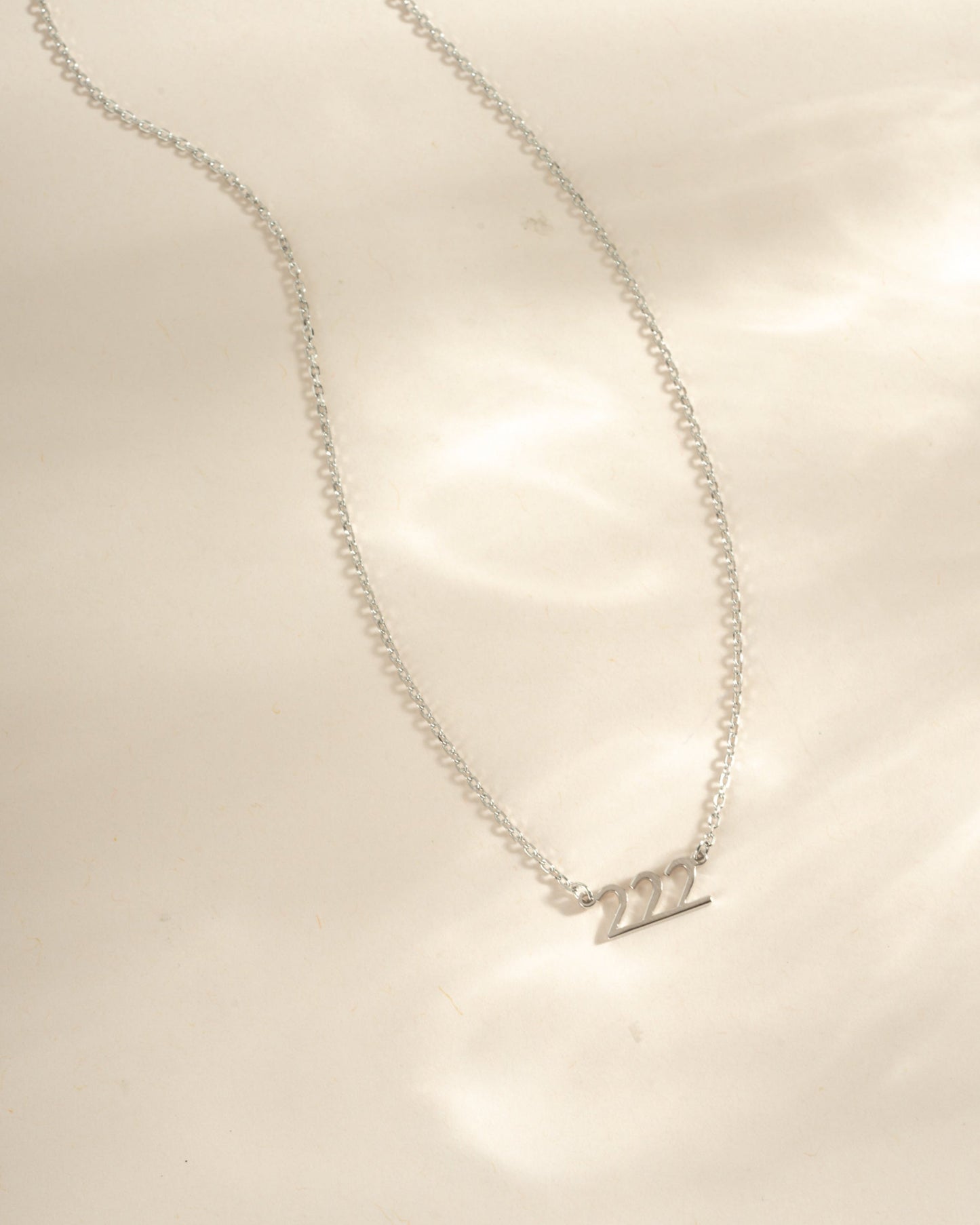 222 Ready to Ship Angel Number Necklace
