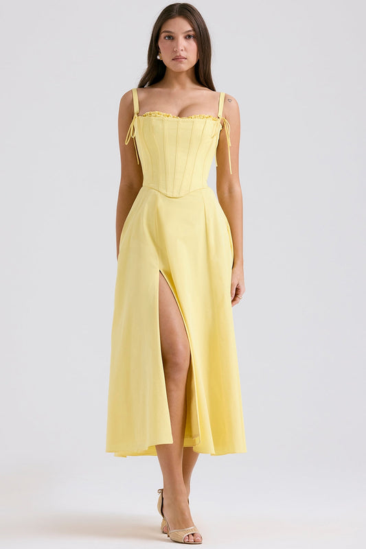 sunshine cotton midi sundress