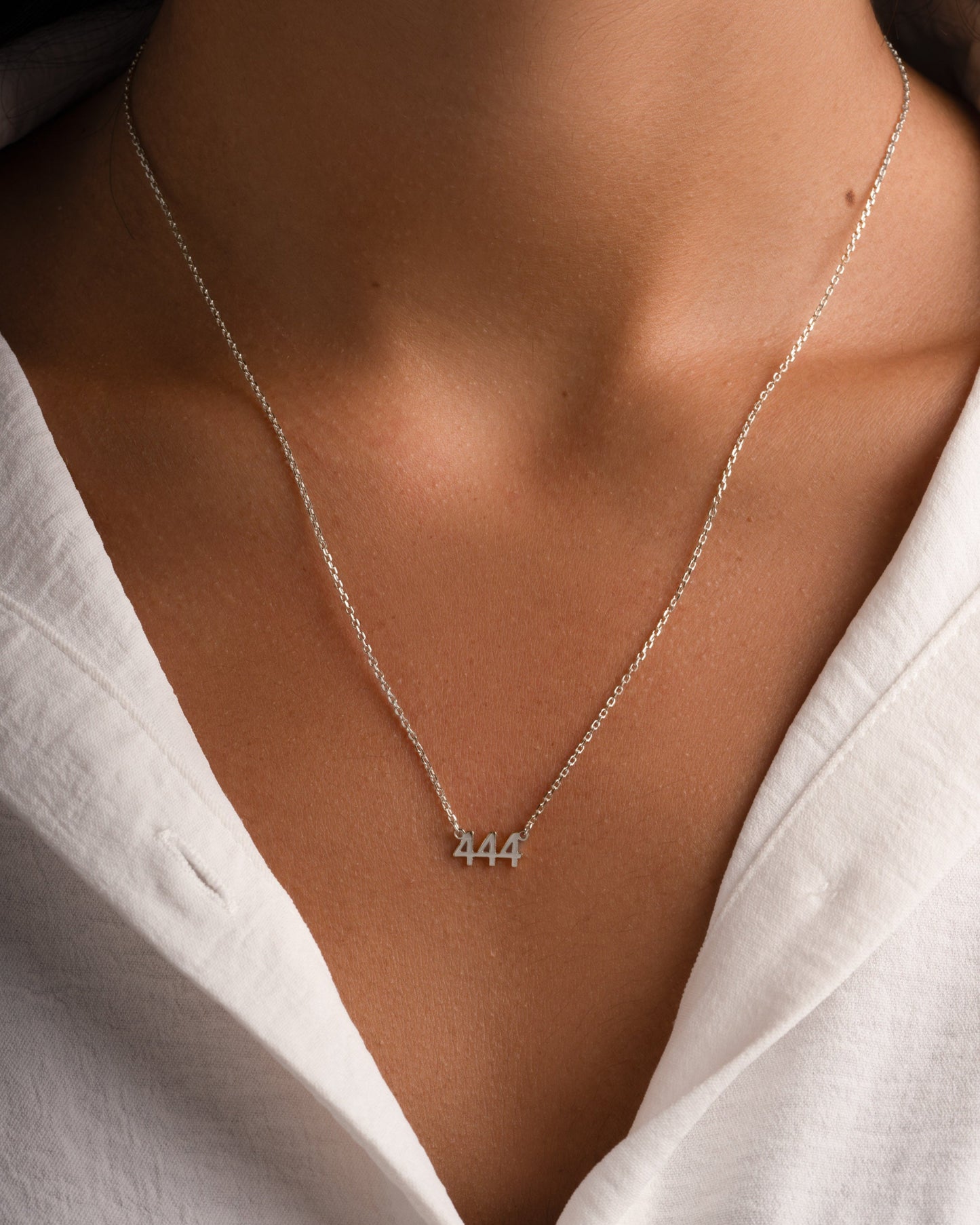 444 Ready to Ship Angel Number Necklace