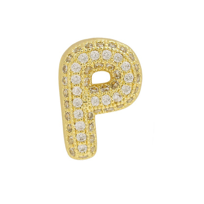 Bubble Initial Custom Word Name Watch Charm Bracelet