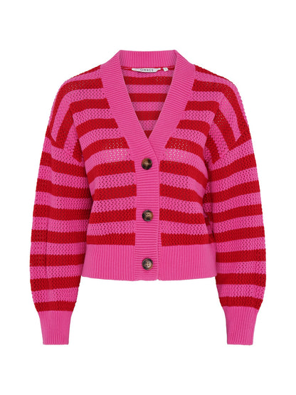 Heather Stripe Cardigan