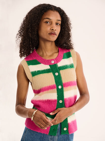 Matilda Multi Stripe Vest