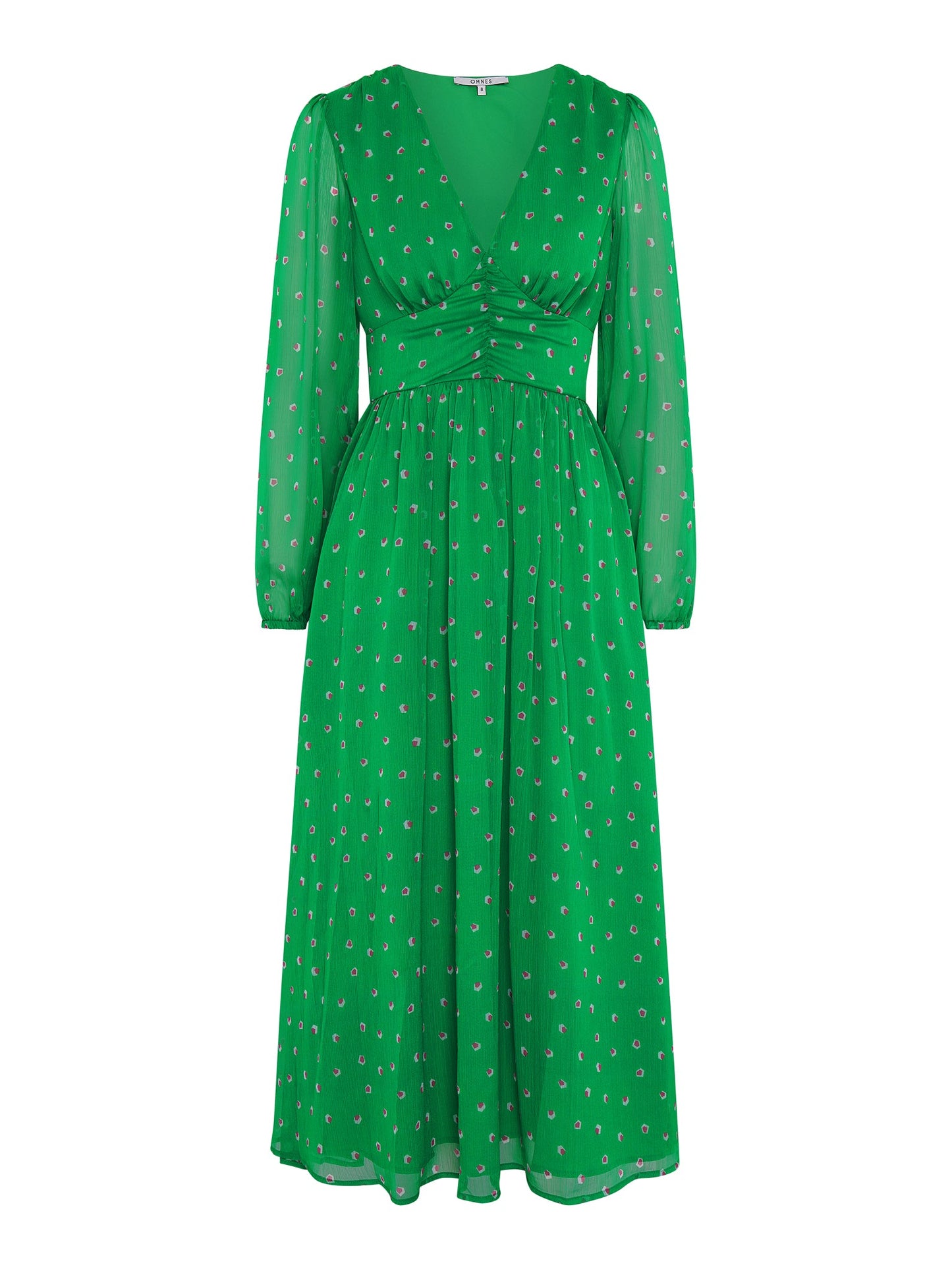 Gabriella Dress in Mini Shape Print