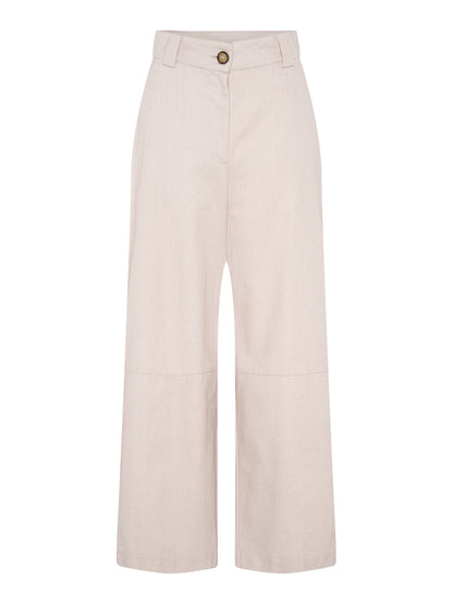 Tasmin Trouser in Ecru
