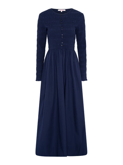 Mina Dress in Navy