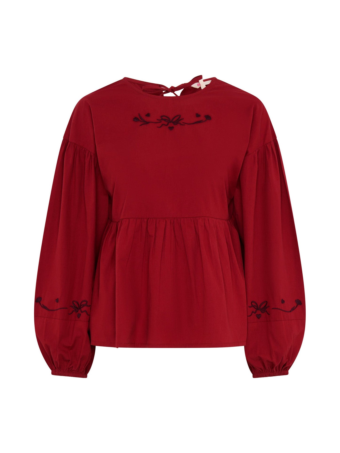Elma Blouse in Merlot