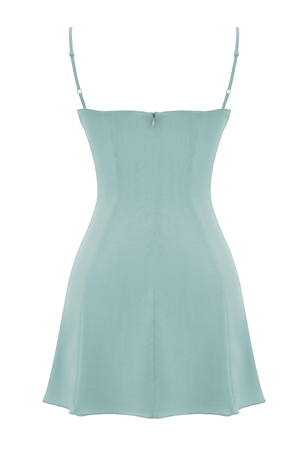 light jade mini dress