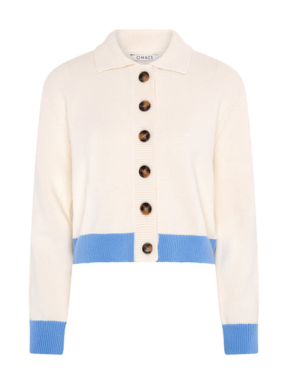 Betsy Colour Block Jumper in Cream