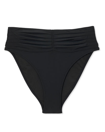 Ivo Ruched Bikini Bottom | BLACK