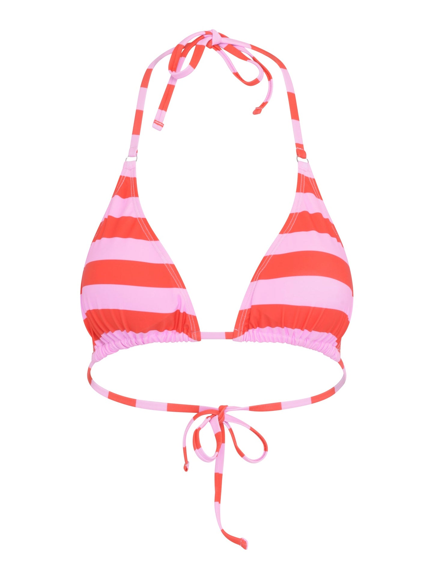Clarissa Stripe Print Bikini Top