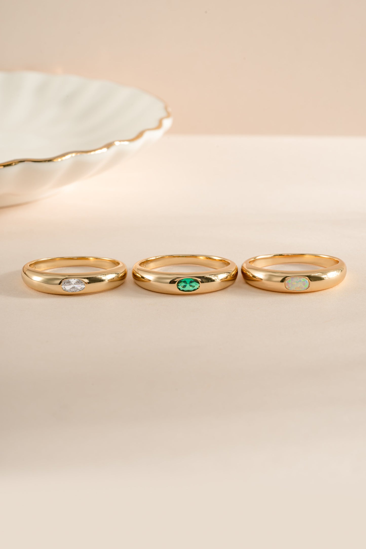 Opal Dome Ring
