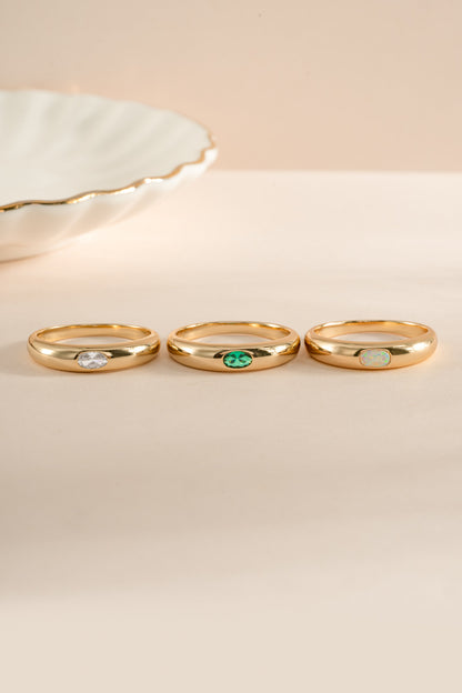 Opal Dome Ring