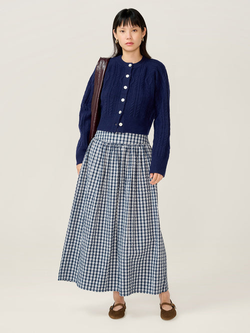 Darcie Check Skirt