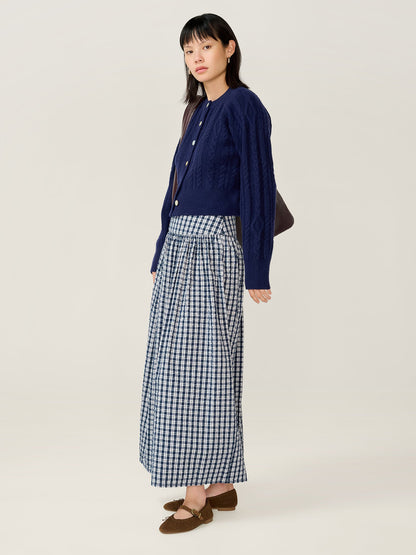 Darcie Check Skirt