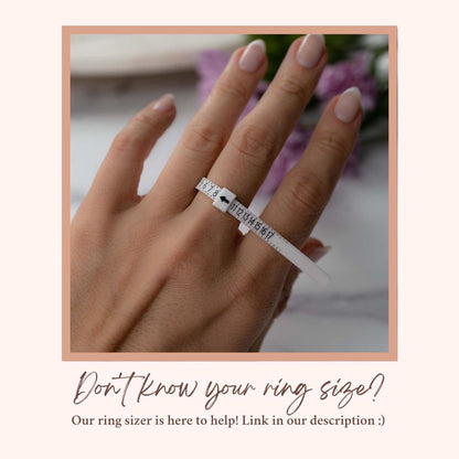 Bezel Heart Ring
