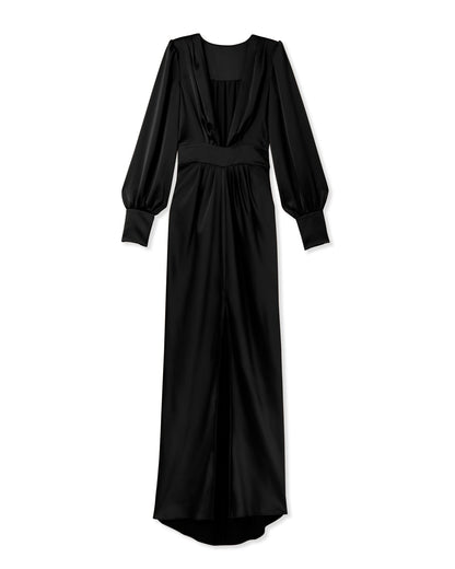 Madelane Plunging Maxi Dress
