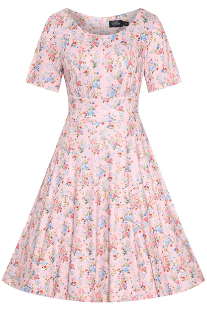 Brenda Summer Pink Meadow Dress