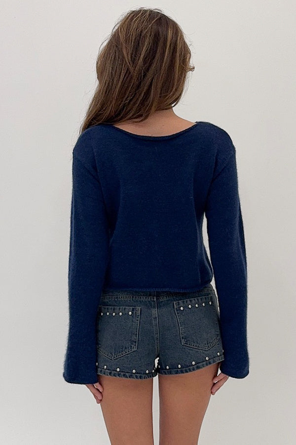 Stargazing Long Sleeve in Navy