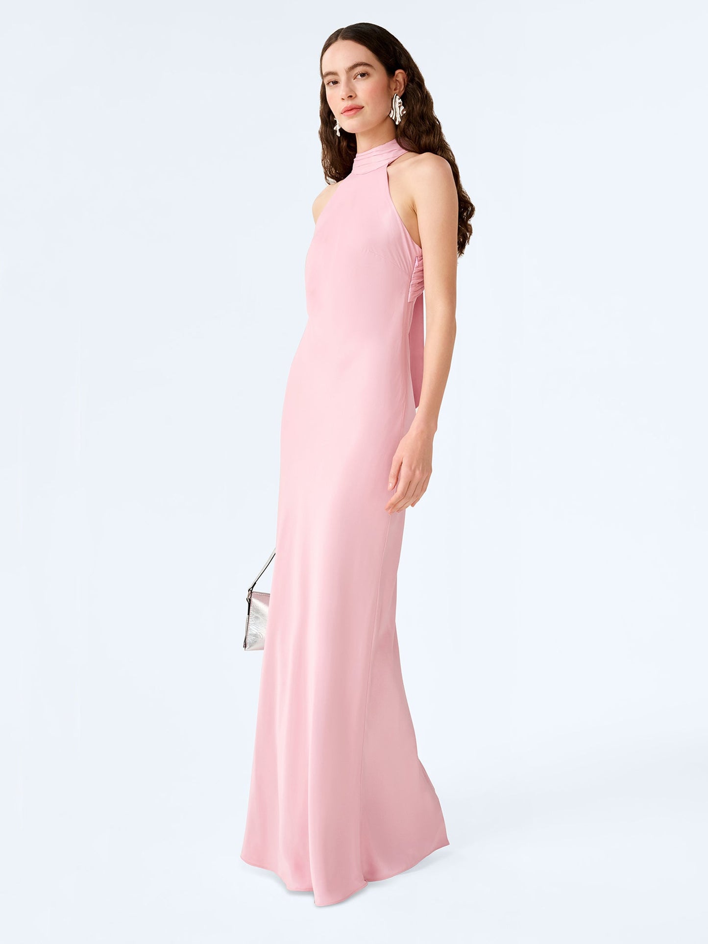 Milos Dress in Bleached Mauve