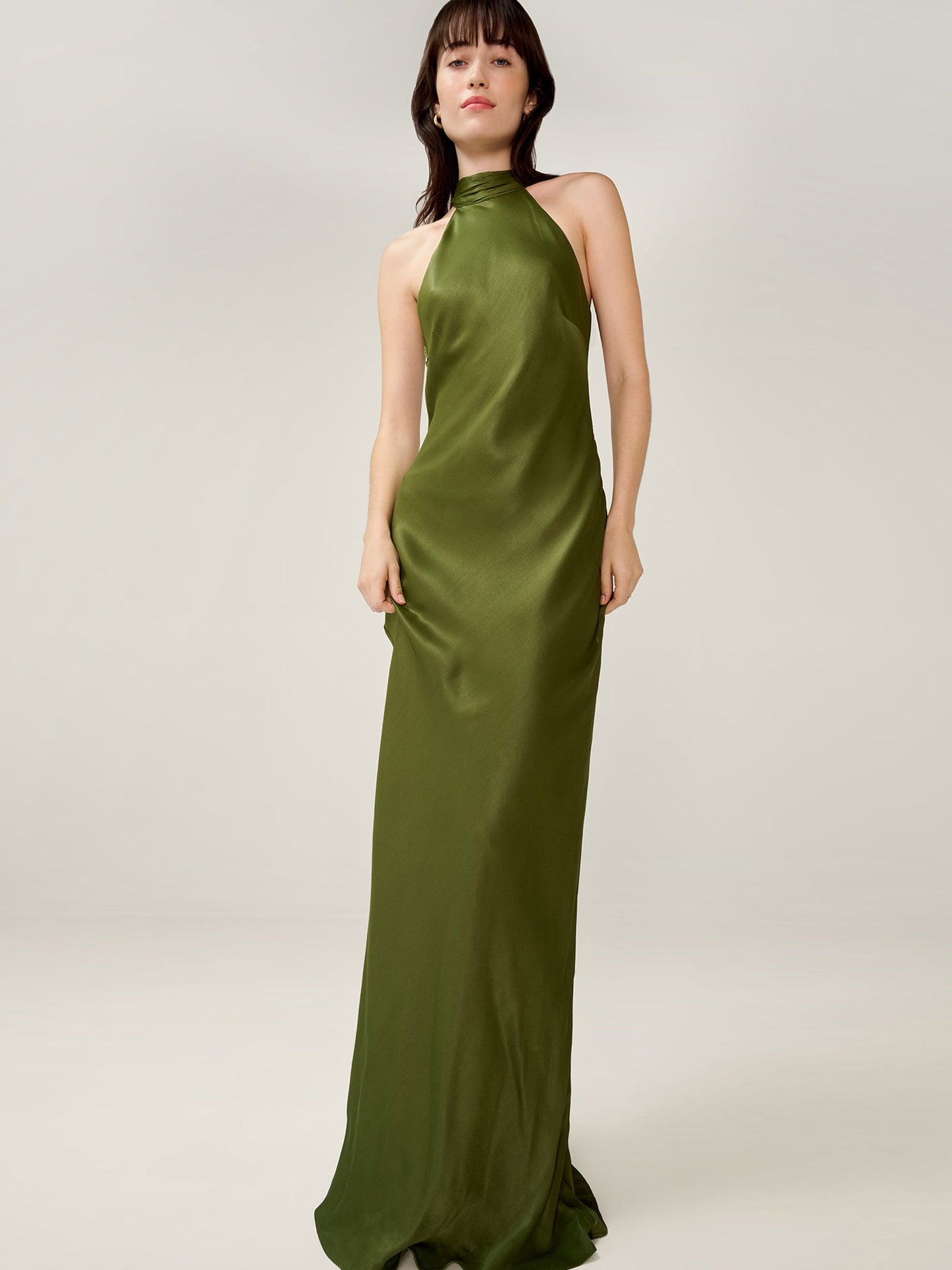 Milos Dress in Pear Green