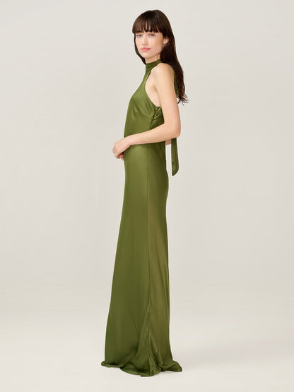 Milos Dress in Pear Green