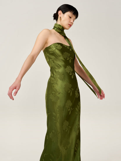 Myla Dress in Pear Green