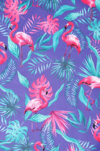 Melissa Pink Flamingo Strapless Dress in Purple