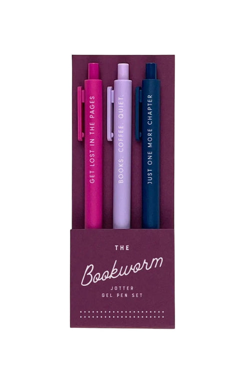 The Bookworm Pen Set