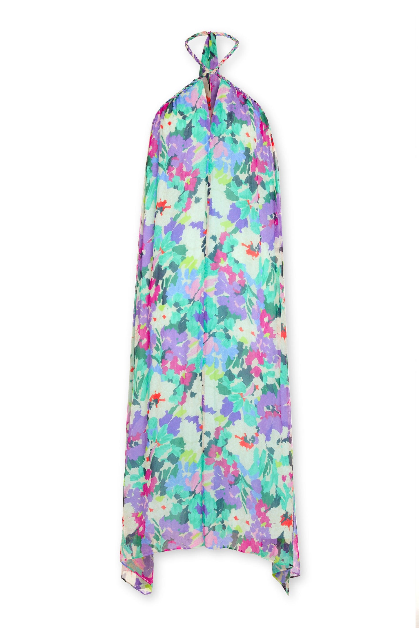 Harley Printed Halterneck Midi Dress