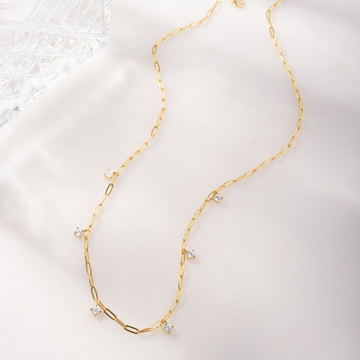 Paperclip Charm Necklace