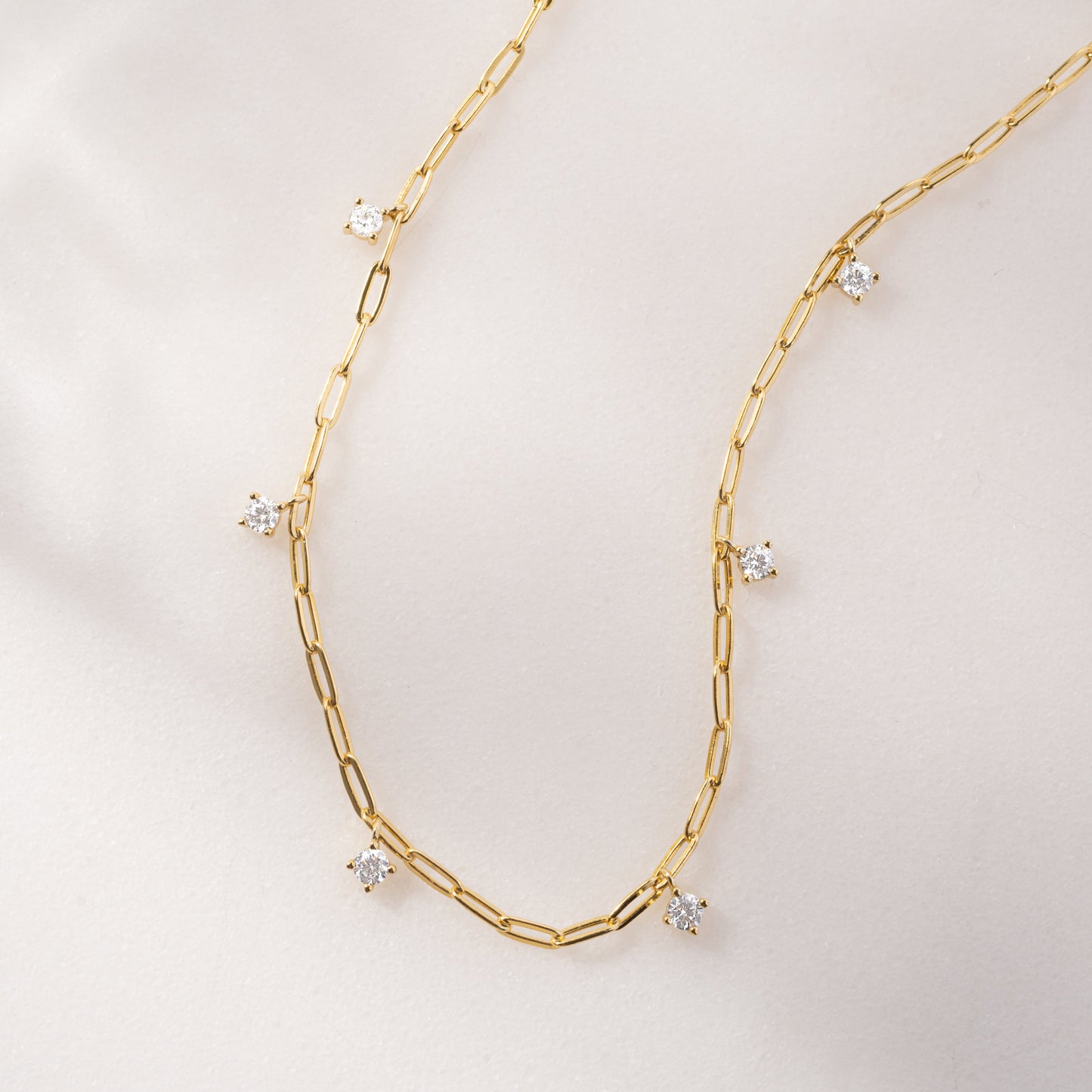 Paperclip Charm Necklace