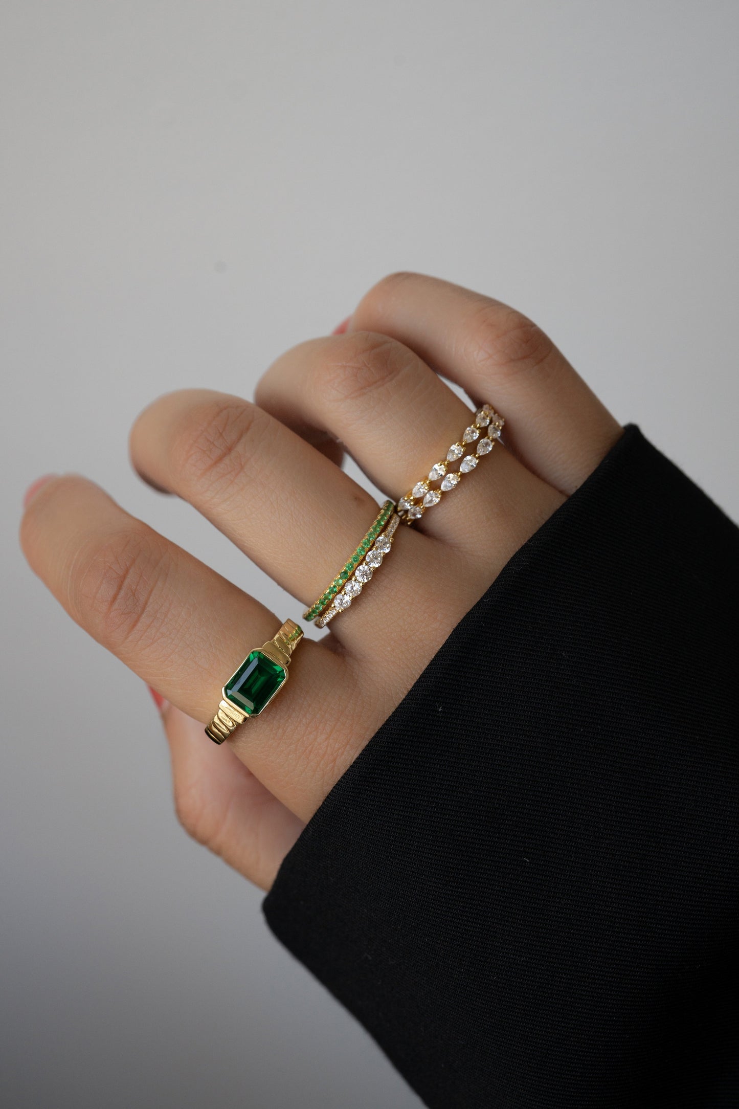 Emerald Statement Ring