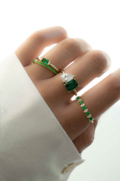 Emerald Eternity Ring