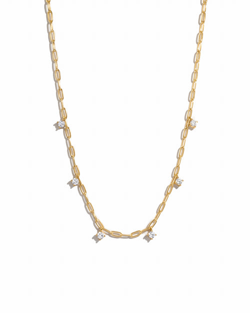 Paperclip Charm Necklace