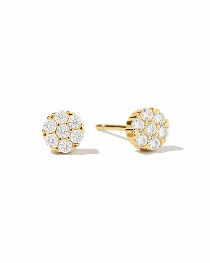 5mm Diamond Cluster Studs