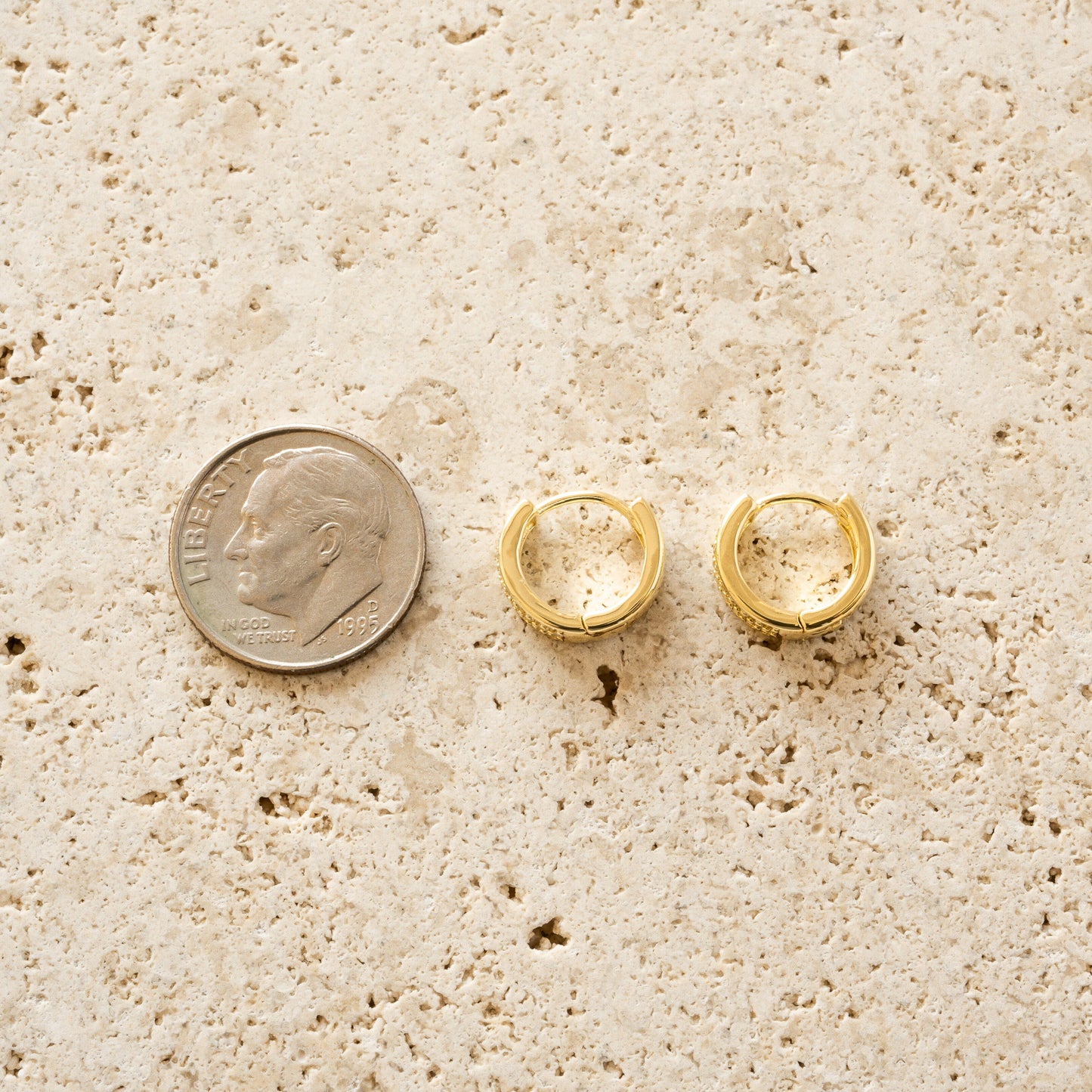 Lanie Diamond Huggie Earrings