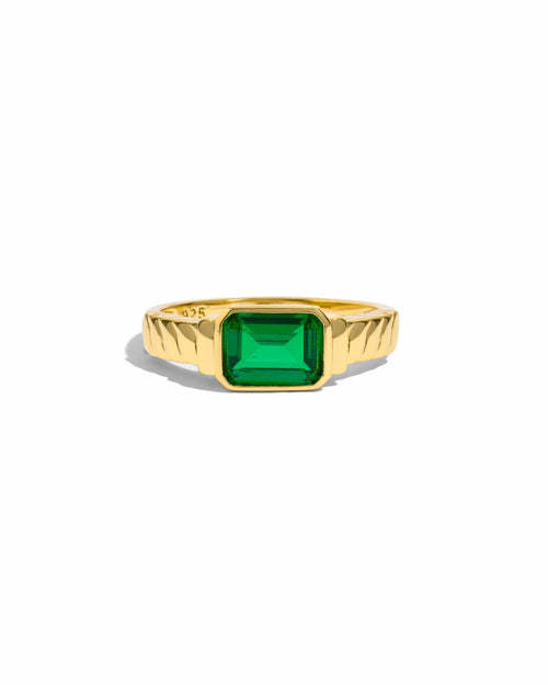 Emerald Statement Ring